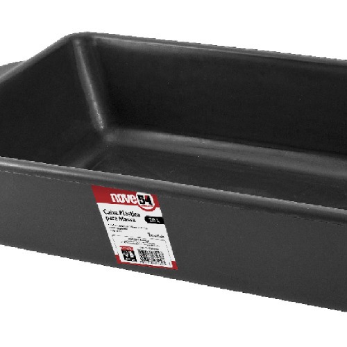 Caixa plástica retangular para massa 20 litros Caixa plástica retangular para massa 20 litros