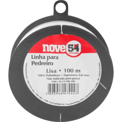Linha lisa para pedreiro em polietileno 100 metros Linha lisa para pedreiro em polietileno 100 metros