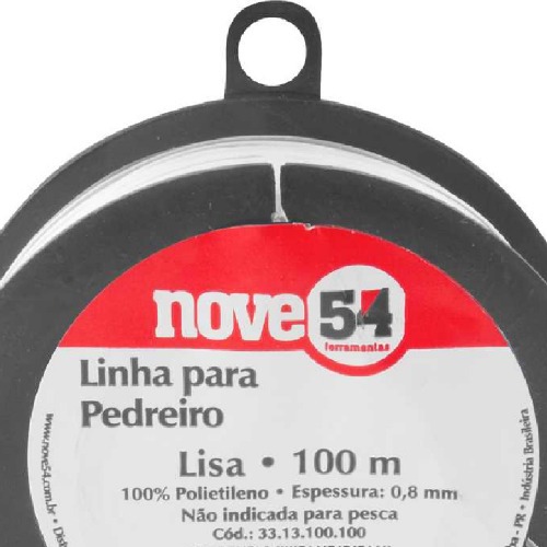 Linha lisa para pedreiro em polietileno 100 metros Linha lisa para pedreiro em polietileno 100 metros