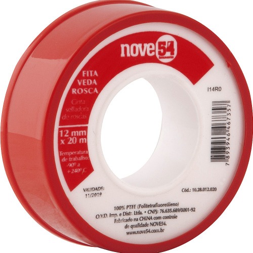 Fita veda rosca 12 mm x 20 metros