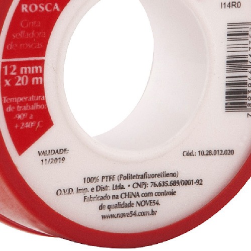 Fita veda rosca 12 mm x 20 metros