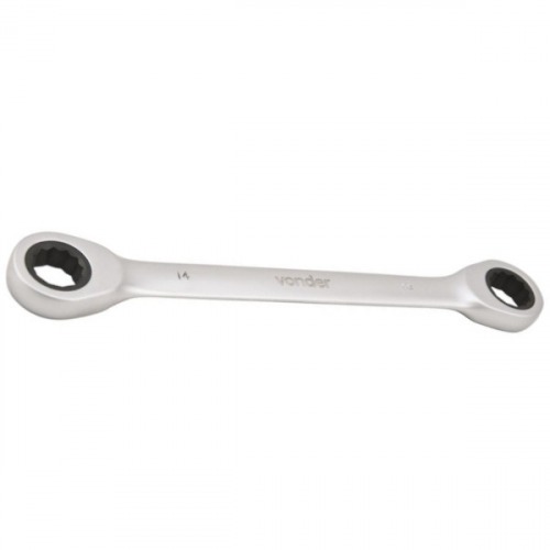 Chave estrela 12 mm x 13 mm com catraca 