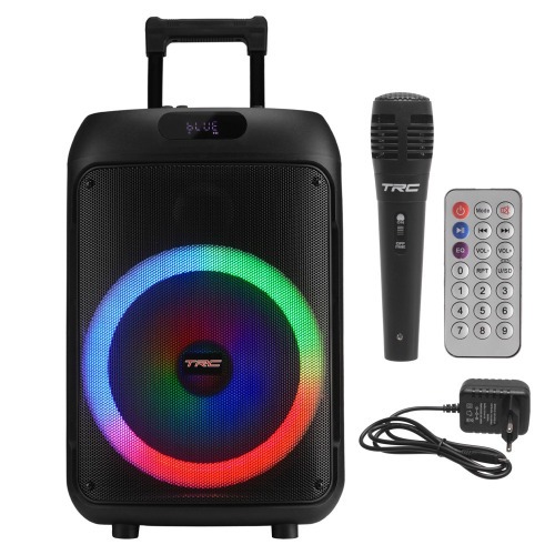 Caixa de som amplificada 550W RMS com Microfone Bluetooth TWS Radio FM - CT550  110V/220V