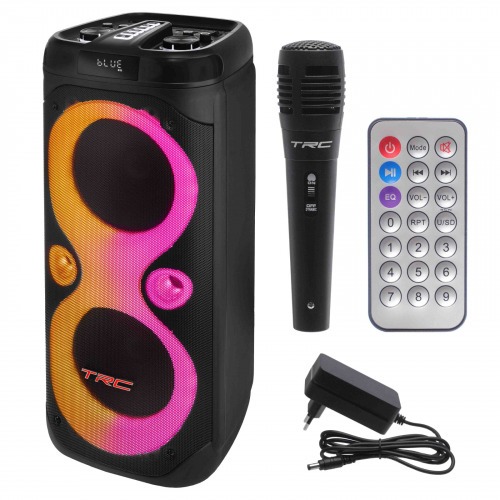 Caixa de som amplificada 900W RMS com Bluetooth TWS Radio FM - CT901  110V/220V