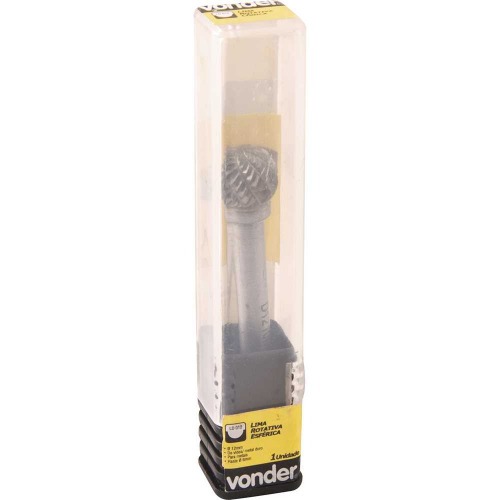 Lima rotativa esf�rica 6 mm x 6 mm com haste 3 mm - LD061