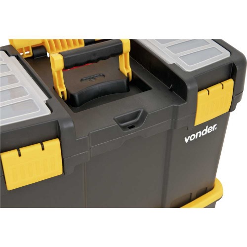 Caixa pl�stica para ferramentas com rodas 46 x 26 x 62,5 cm - CRV0300