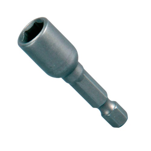 Soquete magn�tico sextavado 7 x 50 mm encaixe de 1/4