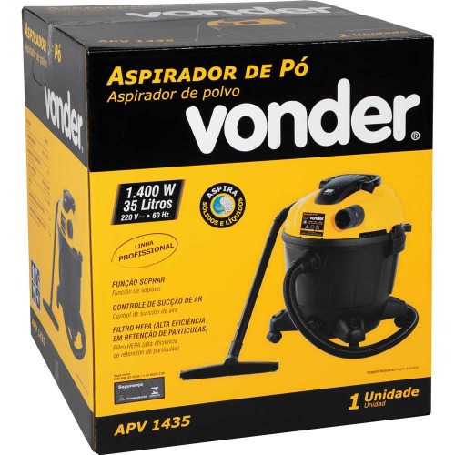 Aspirador de p� e l�quidos 1400W 35 litros - APV 1435  220V