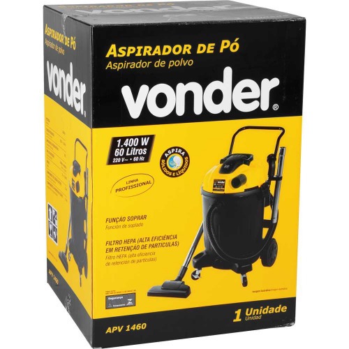 Aspirador de p� e l�quidos 1400W 60 litros - APV 1460  220V