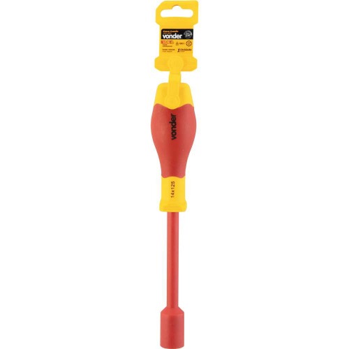 Chave canhão 14 x 125 mm cabo isolado VDE 1000V Chave canhão 14 x 125 mm cabo isolado VDE 1000V