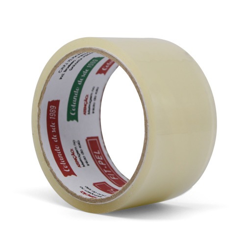 Fita adesiva 48 mm x 45 m com 5 pe�as cristal - 10104001