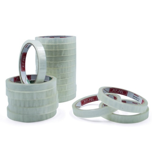 Fita adesiva 12 mm x 40 m com 20 pe�as cristal - 10100601