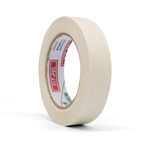 Fita crepe adesiva 24 mm x 50 metros com 4 peças - 10402104 Fita crepe adesiva 24 mm x 50 metros com 4 peças - 10402104