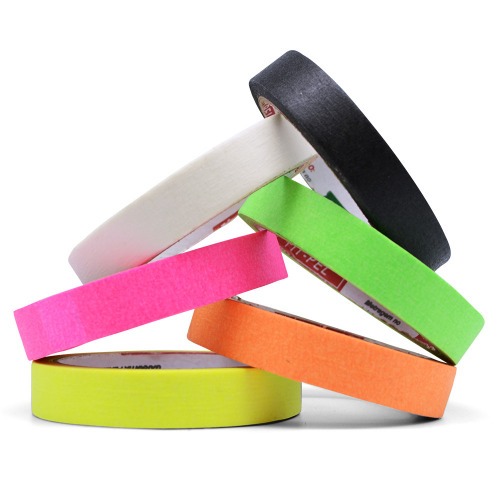 Fita crepe adesiva Neon 18 mm x 30 metros com 6 pe�as  - 10401705