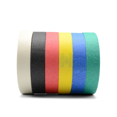 Fita crepe adesiva colorida 18 mm x 30 metros com 6 pe�as - 10401704