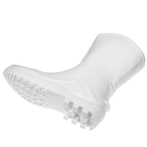 Bota de PVC impermeável cano médio sem forro branca - Vulcaflex Bota de PVC impermeável cano médio sem forro branca - Vulcaflex