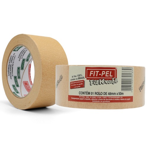 Fita Kraft adesiva 48 mm x 50 metros - 11304005