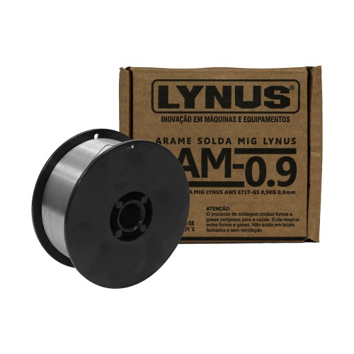 Arame para solda mig 0,8 mm 900g uso sem gás - LAM-09 Arame para solda mig 0,8 mm 900g uso sem gás - LAM-09