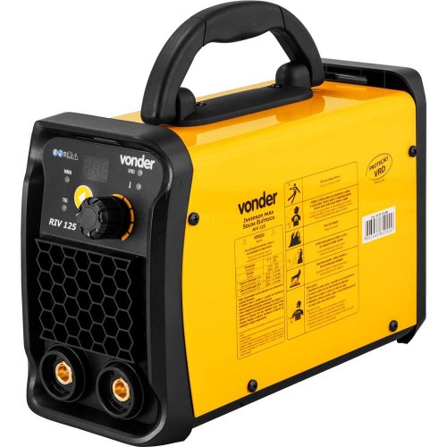 Inversora de solda 120A para eletrodo e tig com Máscara de auto escurecimento - IM 125 110V/220V Inversora de solda 120A para eletrodo e tig com Máscara de auto escurecimento - IM 125 110V/220V