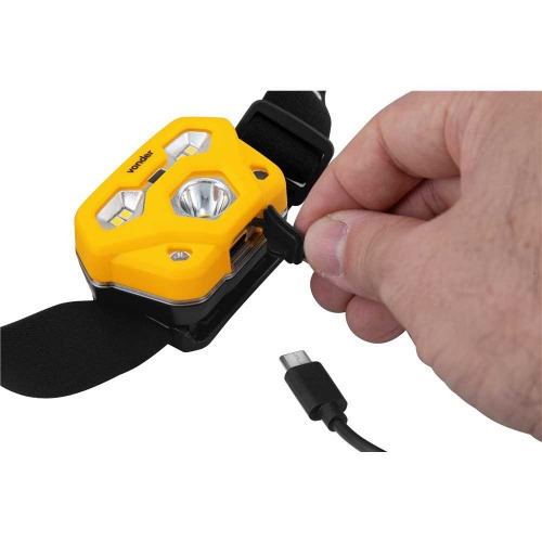 Lanterna de led para cabeça recarregável - LCV 400 Lanterna de led para cabeça recarregável - LCV 400