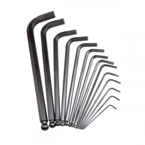 Jogo de chave allen longa abaulada 1,5 a 14 mm com 14 pe�as - 42KL-14M