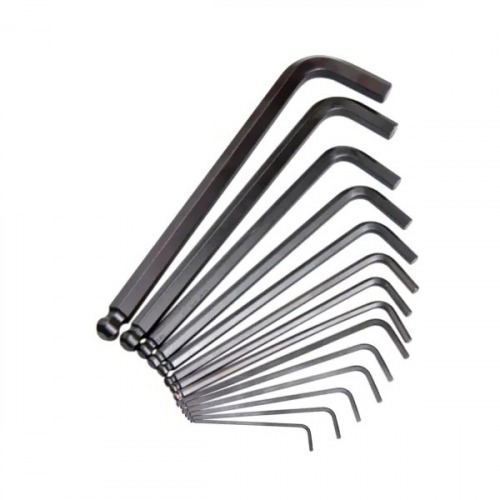 Jogo de chave allen longa abaulada 1/16 a 9/16