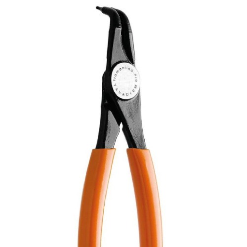 Alicate bico curvo para an�is internos a�o cromo van�dio 5.1/2