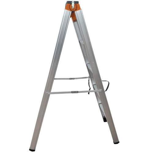 Escada Dobr�vel Palito de alum�nio 4 degraus - N24035517