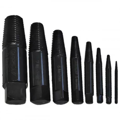 Jogo de extratores de parafusos 1 a 8 mm com 8 pe�as - 8551-88