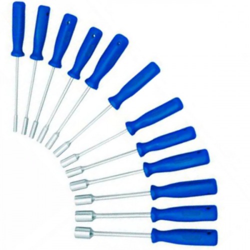 Jogo de chave tipo canh�o 3 a 14 mm com cabo 12 pe�as 33-12M