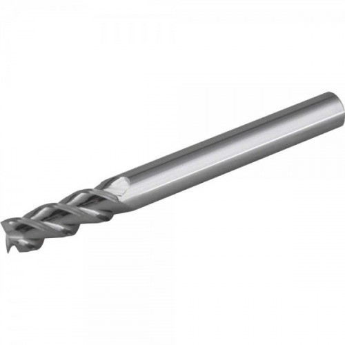 Fresa topo 5,0 mm em metal duro com 3 cortes Fresa topo 5,0 mm em metal duro com 3 cortes