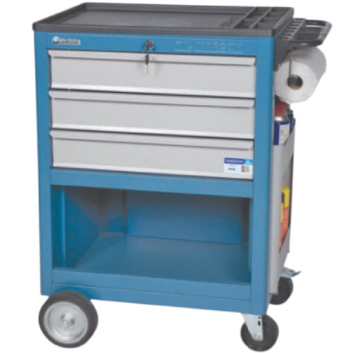 Carrinho para ferramentas aberto com 3 gavetas e divis�ria - CR-40