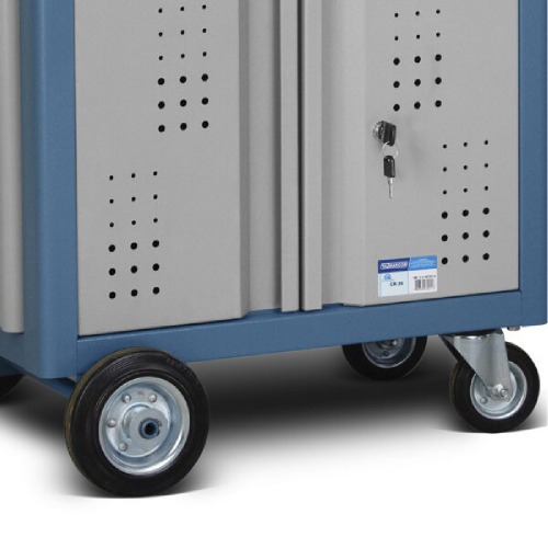 Carrinho para ferramentas com 2 gavetas e portas na parte inferior - CR-39