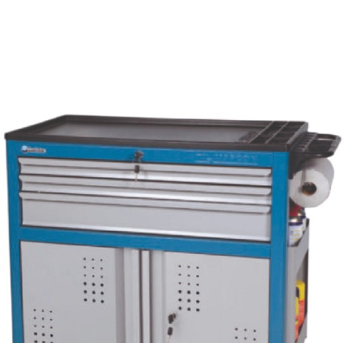 Carrinho para ferramentas fechado com 3 gavetas - CR-58