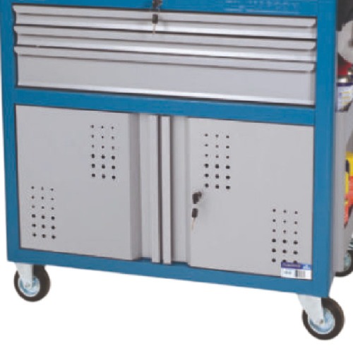 Carrinho para ferramentas fechado com 3 gavetas - CR-58