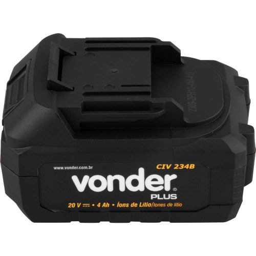 Chave de impacto a bateria 20V encaixe de 3/4