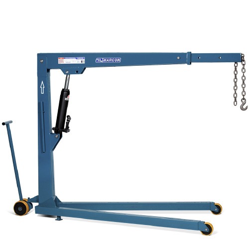 Guincho hidráulico 1 tonelada com prolongador rodas de poliuretano - MGH-1TPP Guincho hidráulico 1 tonelada com prolongador rodas de poliuretano - MGH-1TPP