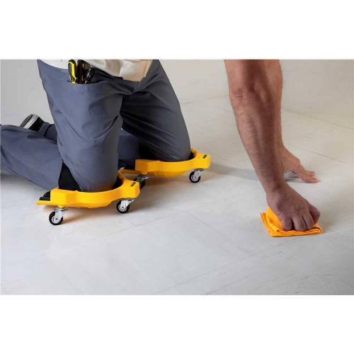 Joelheira de prote��o com rodas