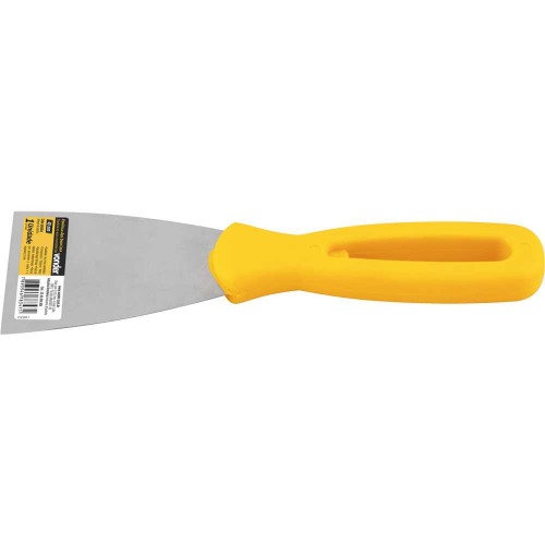 Esp�tula de a�o inox 60 mm com cabo de pl�stico