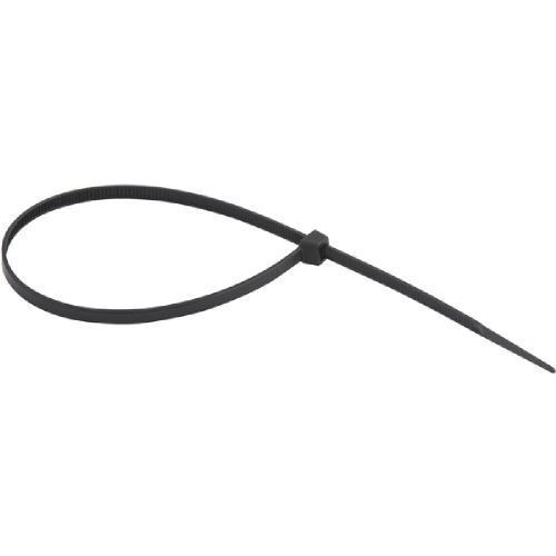 Abra�adeira de nylon preta 2,5 mm x 10 cm com 100 pe�as