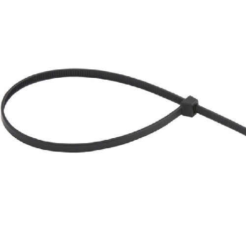 Abra�adeira de nylon preta 2,5 mm x 10 cm com 100 pe�as