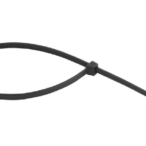 Abra�adeira de nylon preta 2,5 mm x 10 cm com 100 pe�as