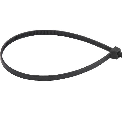 Abraçadeira de nylon preta 3,6 x 140 mm com 100 peças Abraçadeira de nylon preta 3,6 x 140 mm com 100 peças