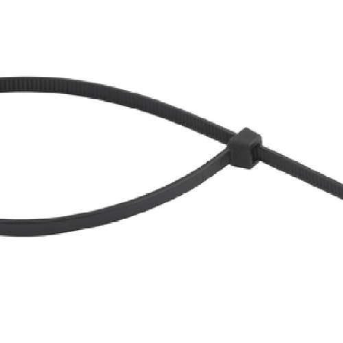 Abra�adeira de nylon preta 3,6 mm x 20 cm com 100 pe�as