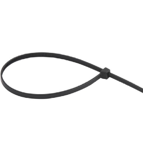 Abracadeira de nylon preta 4,8 mm x 40 cm com 100 pe�as