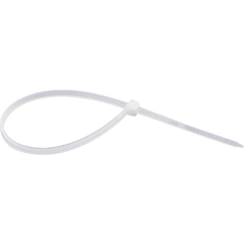 Abracadeira de nylon branca 4,8 mm x 40 cm com 100 pe�as