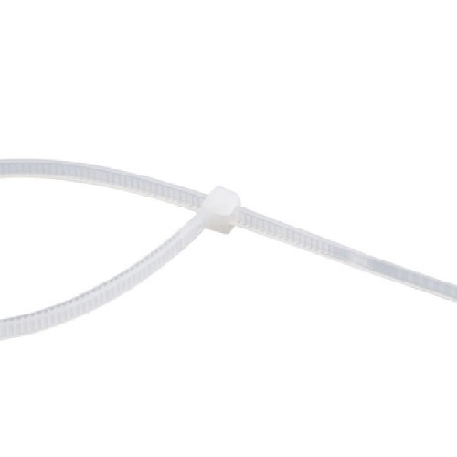 Abracadeira de nylon branca 4,8 mm x 40 cm com 100 pe�as