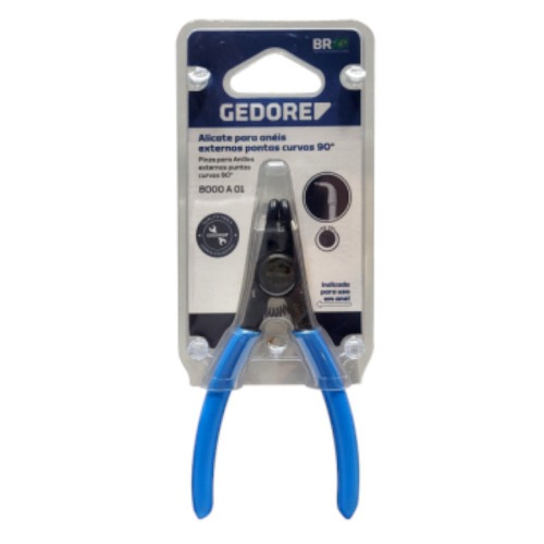 Alicate para an�is externos bico curvo 6.1/2