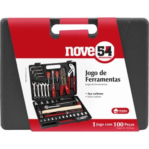 Jogo de ferramentas 100 pe�as com maleta
