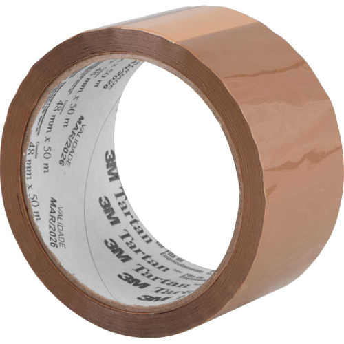 Fita adesiva 48 mm x 50 m marrom - HB004723407 Fita adesiva 48 mm x 50 m marrom - HB004723407